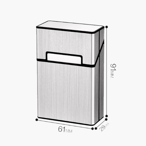 Cigarette Case King Size Aluminum Moisture-proof Pocket Box Storage Container Carousel 2