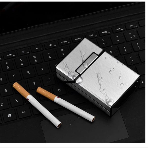 Cigarette Case King Size Aluminum Moisture-proof Pocket Box Storage Container Carousel 4