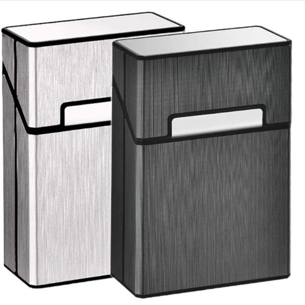 Cigarette Case King Size Aluminum Moisture-proof Pocket Box Storage Container Carousel 1