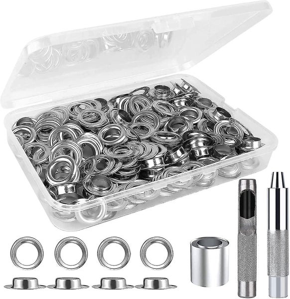 Eyelet Tool Kit 12mm - 120 Sets Metal Grommet - Grommet Eyelet Tools For Diy Cur Carousel 1