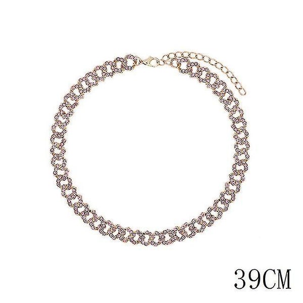 12mm Miami Cuban Link Chain Gold Silver Color Choker Necklace For Women Iced Out Carousel 1