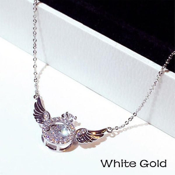Fashion Angel Wings With Pendant Necklace Short Rose Gold Collarbone Necklace Wi Carousel 1