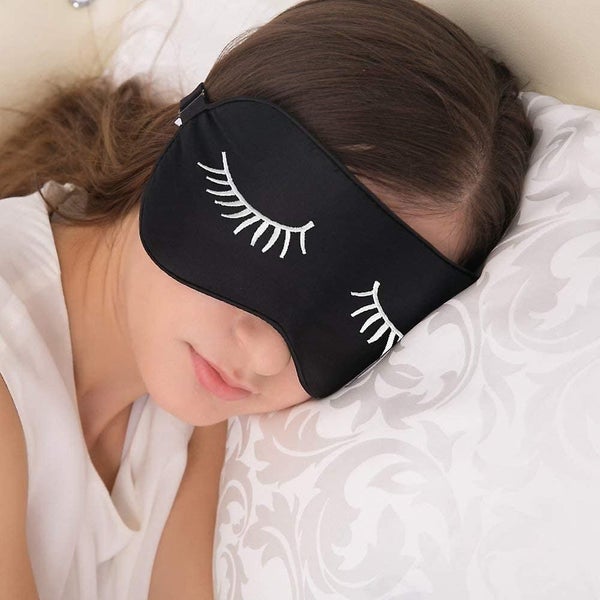 Eye Mask For Sleeping, Sleep Mask, Blindfold - Silk Sleeping Masks For Women Men Carousel 2