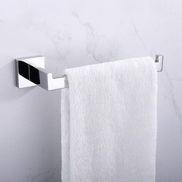 304 Stainless Steel Towel Rack Polished Mirror Chrome Metal Finishes- 26.8*7.5*5 Carousel 2