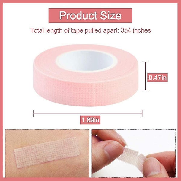 5 Rolls Lash Tape For Eyelash Extension, Breathable Micropore Fabric Eyelash Ext Carousel 2