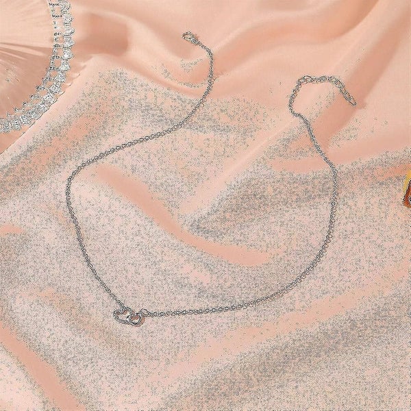 Elegant Necklace Zircon Love Heart Shape Pendant Luxury Jewelry Carousel 4