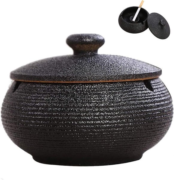 Ceramic Ashtrays Living Room Offices Nordic Cigarette Tray Smoke Circular Holder Carousel 1
