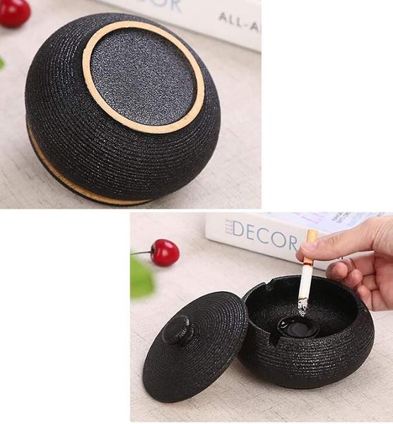 Ceramic Ashtrays Living Room Offices Nordic Cigarette Tray Smoke Circular Holder Carousel 2