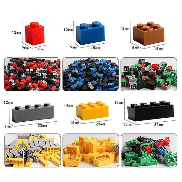 1000 Pieces Of Creative Building Blocks Bulk Classic City Building Blocks Carousel 2