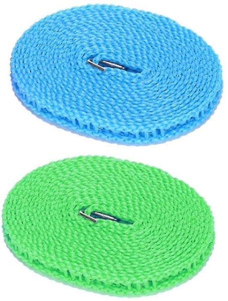 2pcs Windproof Clothesline, Nylon Clothesline, Portable Travel Clothesline, Used Carousel 1