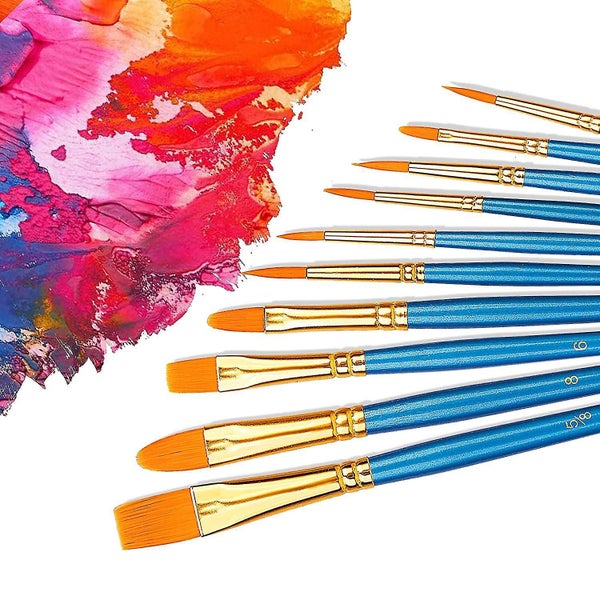 Art Paint Brush Set, 10 Different Sizes For Artists, Adults & Kids64432679309954114