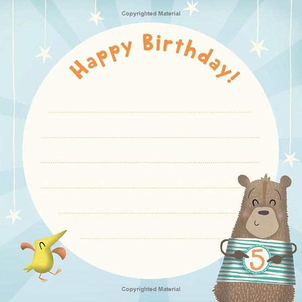 WOW! You're Five birthday book Carousel 2