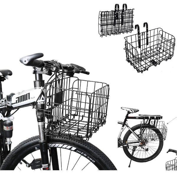 Bike Basket Detachable Bicycle Basket Handle Bars *Local Buy* Carousel 2