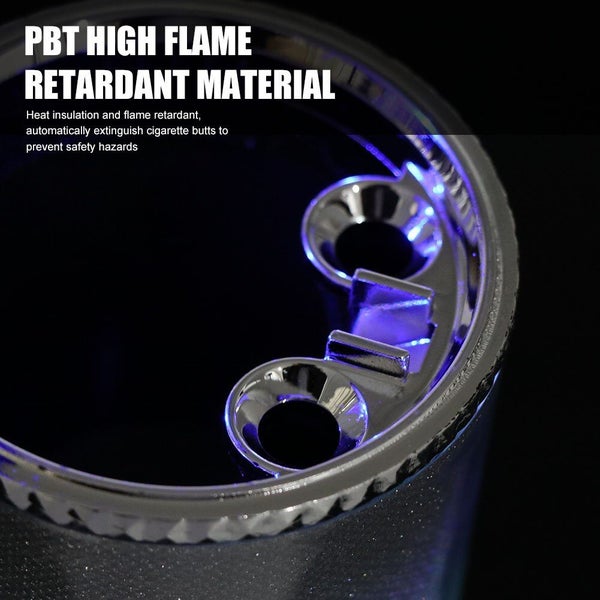 Luminous Car Ashtray Airtight Lid Air Vent Ashtray Trash Can Vehicle Cup Holder Carousel 9