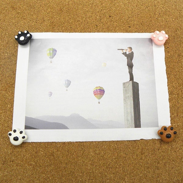 Push Pinboard Map Thumbtack Cork Wall Thumbdecorative Drawing Tack Head Pushpin Carousel 6
