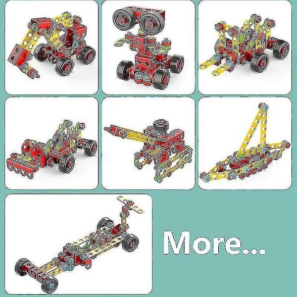 Diy Construction Kit Engineering Building Blocks Carousel 5