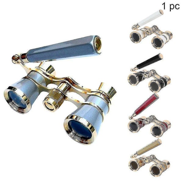 3x25 Glasses Binoculars Telescope Vintage Opera Theater Gift Women Coate Carousel 4