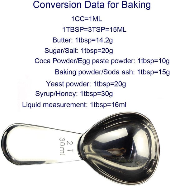 Coffee Scoop 18/8 Corrosion Resistance Stainless Steel Tablespoon Fda Measuring Carousel 2