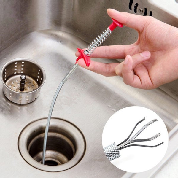 Spring tube dredge tool dredge tool drain blockage remover kitchen Carousel 2