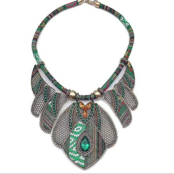 Chunky Bib Statement Torque Choker Bohemia Indian African Egypt Tribal Necklaces Carousel 1