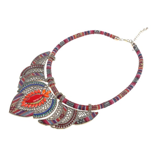 Chunky Bib Statement Torque Choker Bohemia Indian African Egypt Tribal Necklaces Carousel 5