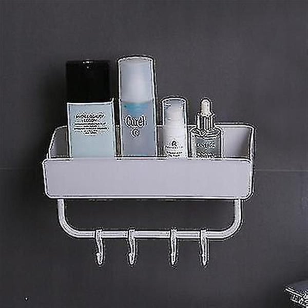 Bathroom Shelf Hanging Without Punching Kitchen Carousel 1