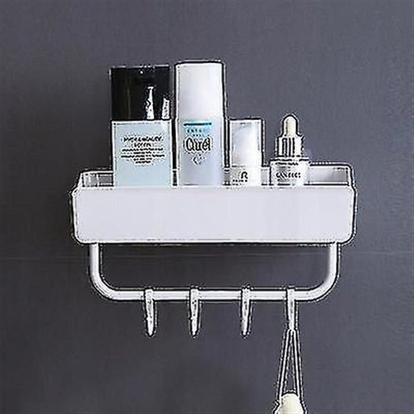 Bathroom Shelf Hanging Without Punching Kitchen Carousel 2