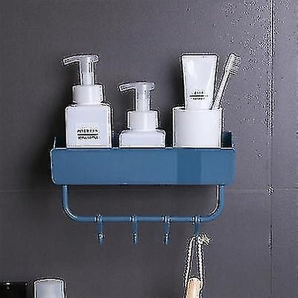 Bathroom Shelf Hanging Without Punching Kitchen Carousel 3