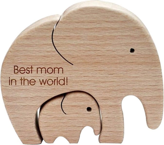 Elephant Mother And Childmother's Day Gift- Wall Art Decor Crafts Figurines Orna Carousel 1