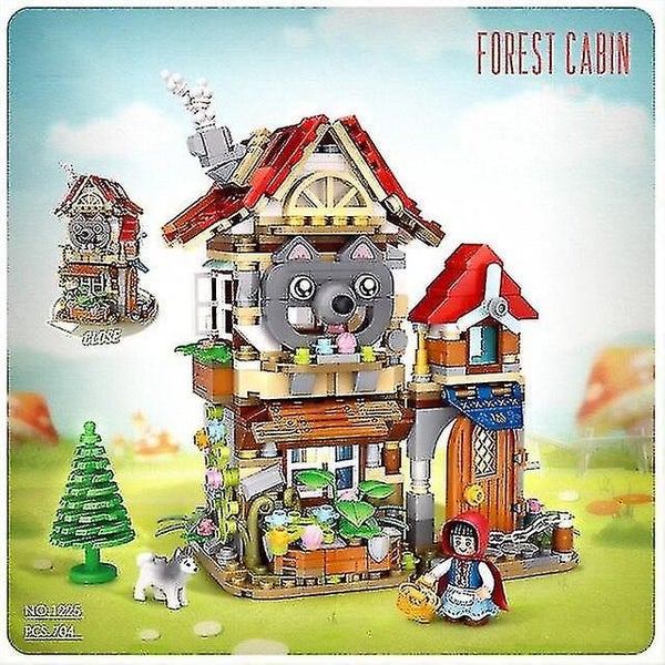 Fairy Street View Princess Dwarves Build Brick Carousel 2