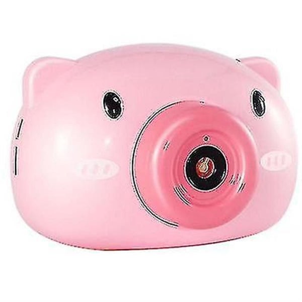 Automatic Cute Cartoon, Pig Camera Shape- Bubble Machine Carousel 1