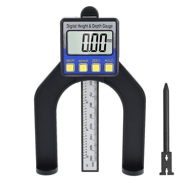 Digital Depth Gauge 80mm Carpentry Height And Depth Gauge With Depth Rod Magneti Carousel 1