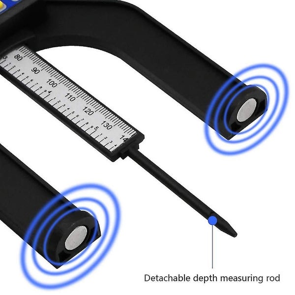 Digital Depth Gauge 80mm Carpentry Height And Depth Gauge With Depth Rod Magneti Carousel 5