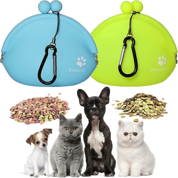 Dog Treat Pouch,silicone Dog Treat Pouch Reusable,big Dog Snack Pouch Coin Purse Carousel 5