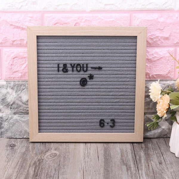 Felt Board Letters Numbers Reusable Pre-Cut Characters Letters and Numbers Soft Carousel 2