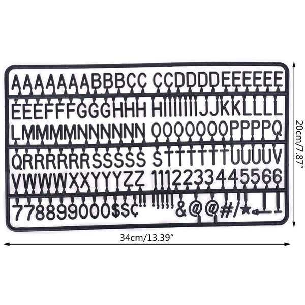 Felt Board Letters Numbers Reusable Pre-Cut Characters Letters and Numbers Soft Carousel 6