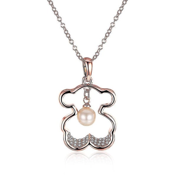 Eco-friendly Rose Gold Animal Pendant Fashion Rolo Necklace N770 Lkn18krgpn770 Carousel 1