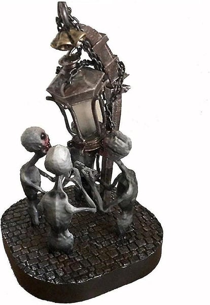 Four Skulls With Led Lights Halloween Blood Source Lamp Horror Chain Zombie Lamp Carousel 1