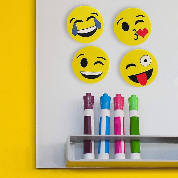 Magnetic Whiteboard Sponge, Set Of 4 Smilies, Magnetic Board Cleaner,whiteboard Carousel 2