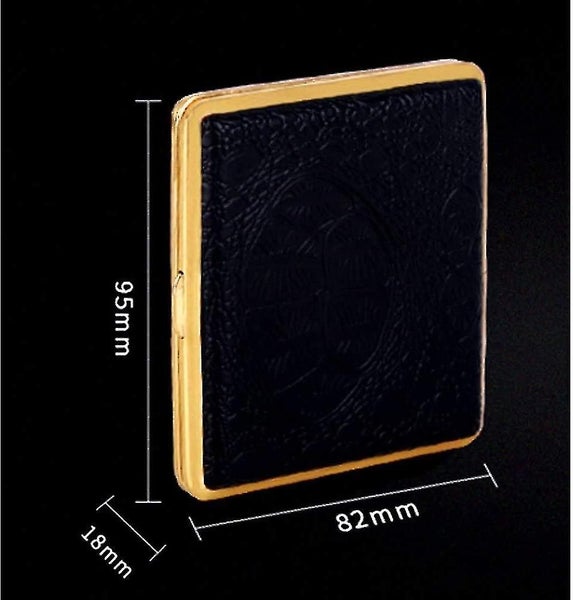 Leather Cigarette Case Ultra Thin Portable Men's Advanced Anti Pressure Cigarett64444035729027111