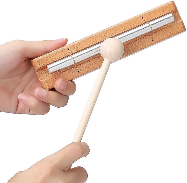 Hand Bell Meditation Bell, Teacher Tool Reminder Tuning Energy Bell Musical Inst Carousel 1
