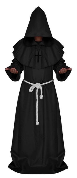 Medieval Monk Halloween Costumes Comic Con Party Cosplay Costume Hooded Robes Cl Carousel 1