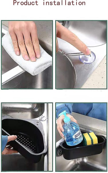 Maitexi Stainless Steel Sink Strainer Basket Triangle Sink,triangle Sink Drainer Carousel 5