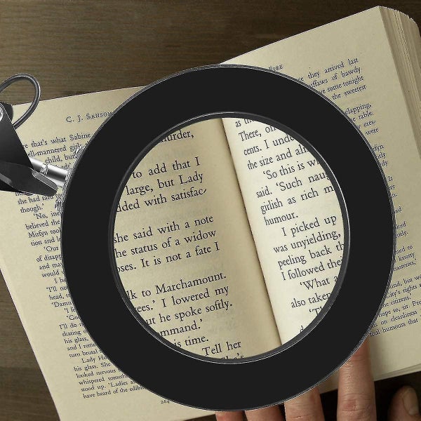 Led Magnifying Lamp With Clamp, 1,500 Lumens Stepless Dimmable, 3 Color Modes, 5 Carousel 4