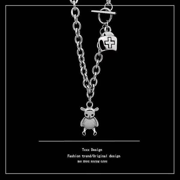 Necklace Gothic Punk Ladies Necklace Carousel 2