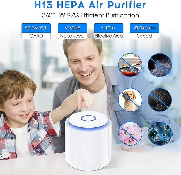 Home Air Purifier With Activated Carbon (3 Stages)99.97% Ultra Quiet Filtration Carousel 2