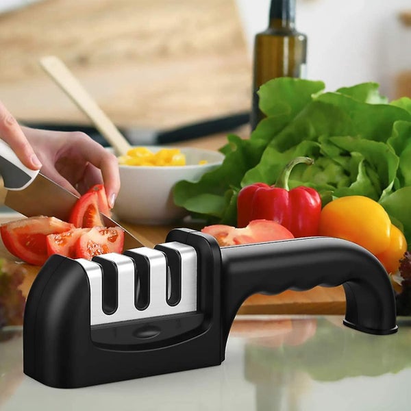 Knife Sharpener 3-level Manual Knife Sharpener Portable Kitchen Sharpener Quickl Carousel 5