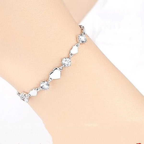 Romantic Love Bracelet Temperament And Elegant Silver-plated Hand Jewelry Factor Carousel 1
