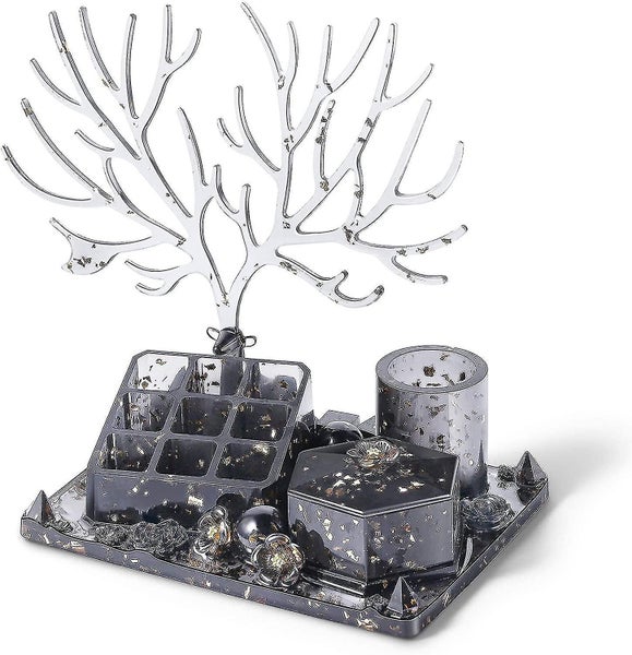 Silicone Resin Molds Epoxy Molds 32pcs Deer Makeup Jewelry Display Tray Molds Ki Carousel 1