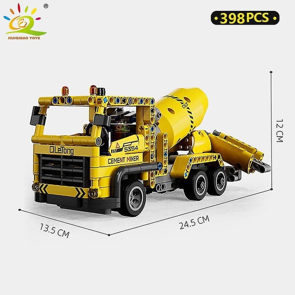 Huiqibao Engineering Excavator Crane Tipping Bucket Building Blocks Urban Constr Carousel 1